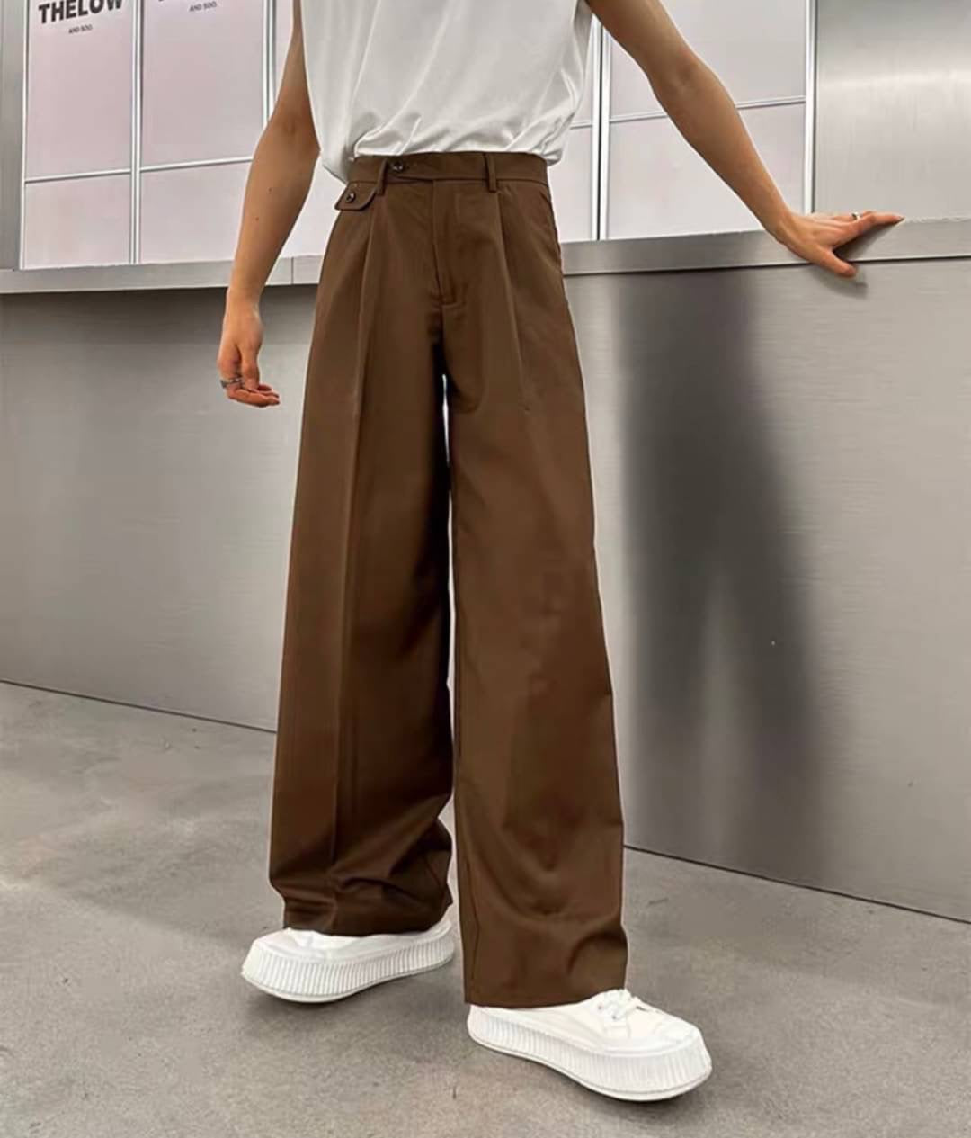iuHoo men's pants Korean fashion suit pants for men | Shopee Philippines-cheohanoi.vn