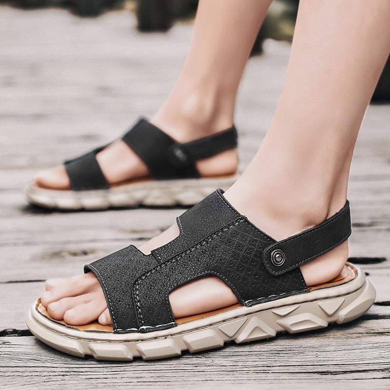 Men's Summer Sandal | Simple Sandals Men | Outdoor Sandals | Sandals Shoes  | Male Sandal - Men - Aliexpress